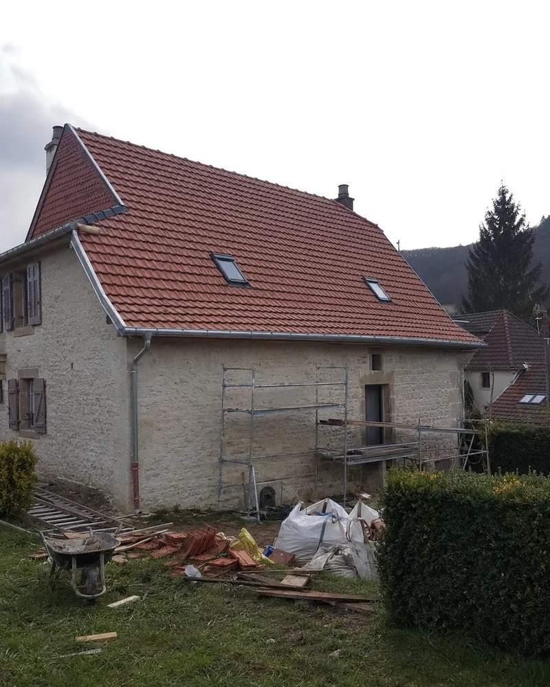 Toiture terminée